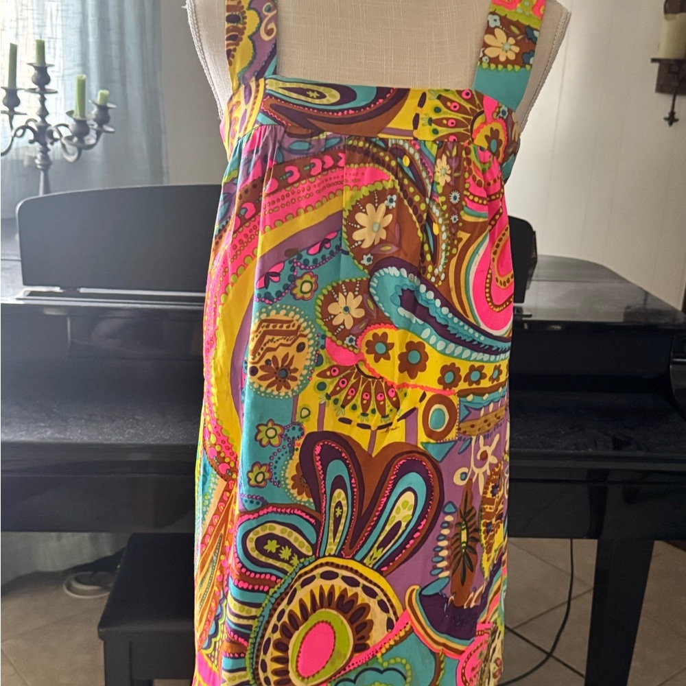 Milly Multicolor Paisley Mini Dress